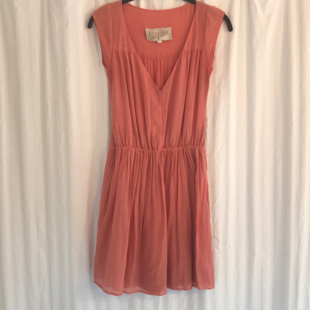 Rory Beca salmon colored dress size S